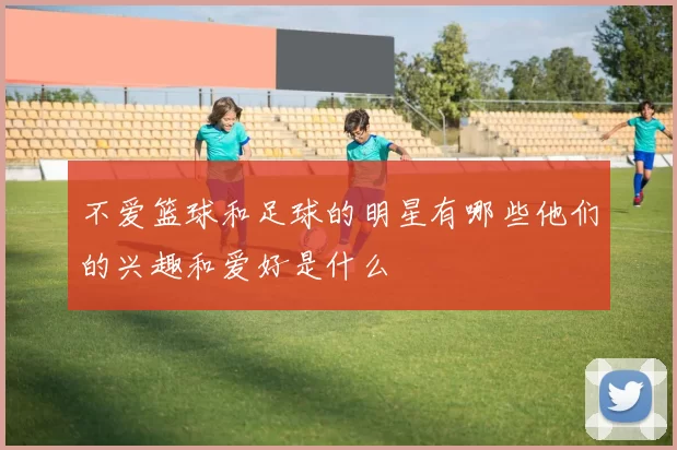不爱篮球和足球的明星有哪些他们的兴趣和爱好是什么