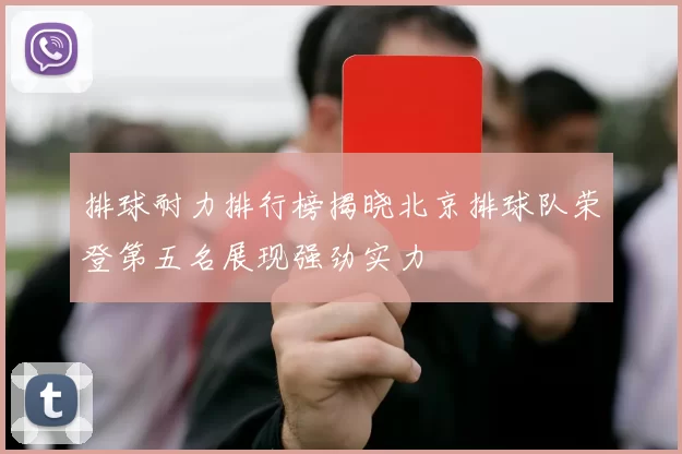 排球耐力排行榜揭晓北京排球队荣登第五名展现强劲实力